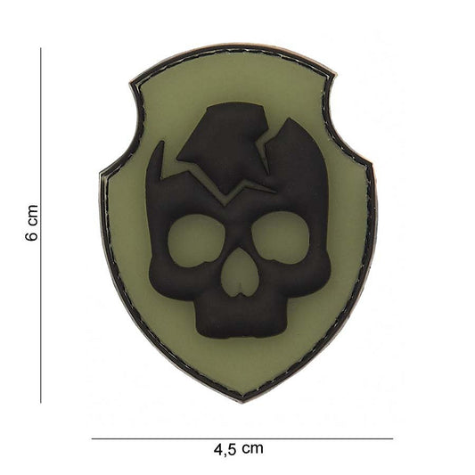 Patch 3D PVC Ghost Skull #12007 - Afirmă-ți Atitudinea Tactică