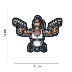 Patch 3D PVC Gun Girl #8010 - Exprimă-ți Atitudinea Tactica