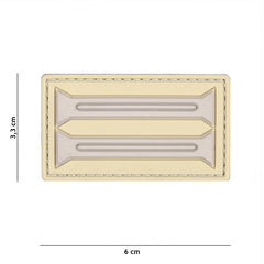 Patch 3D PVC Insignă Germană Coyote - Identitate Tactică Durabilă
