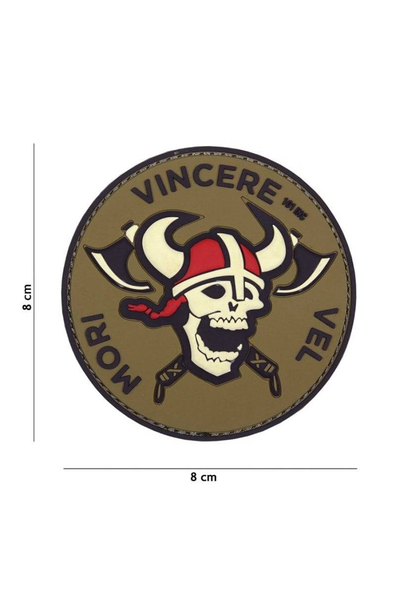 Patch 3D Pvc Mori Vincere Vel Red/White