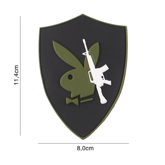 Patch 3D PVC Playboy Gun #5116 - Afirmă-ți Stilul Tău