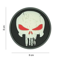 Patch 3D PVC Punisher Glow in the Dark - Semnalizează-ți Prezența Noaptea