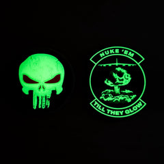 Patch 3D PVC Punisher Glow in the Dark - Semnalizează-ți Prezența Noaptea