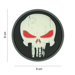 Patch 3D PVC Punisher Glow in the Dark - Semnalizează-ți Prezența Noaptea