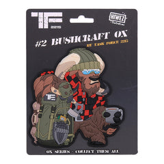 Patch 3D PVC TF-2215 Bushcraft Ox Nr.2 - Spirit de Aventură Detaliat