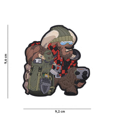 Patch 3D PVC TF-2215 Bushcraft Ox Nr.2 - Spirit de Aventură Detaliat