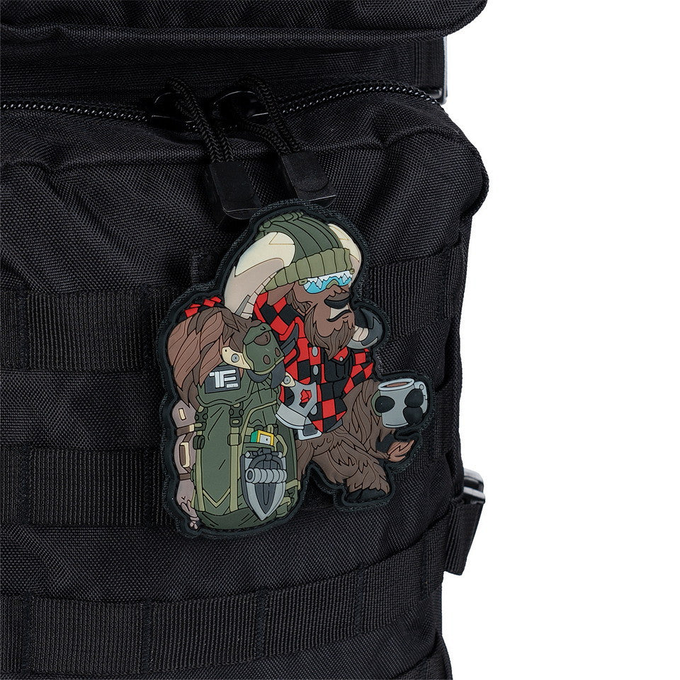 Patch 3D PVC TF-2215 Bushcraft Ox Nr.2 - Spirit de Aventură Detaliat