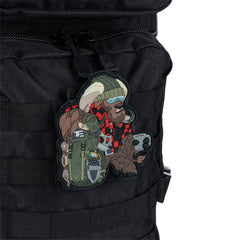 Patch 3D PVC TF-2215 Bushcraft Ox Nr.2 - Spirit de Aventură Detaliat