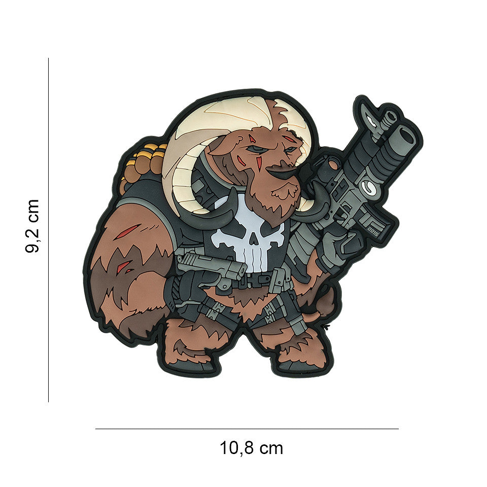 Patch 3D PVC TF-2215 Punish Ox Nr. 10 - Afirmă-ți Atitudinea