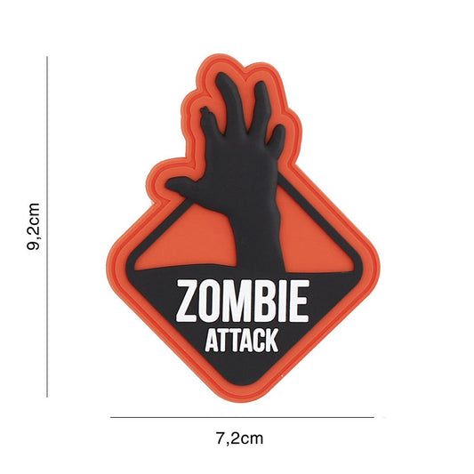 Patch 3D PVC Zombie Attack 2 Oranj #9120 - Semnul Tău de Rezistență