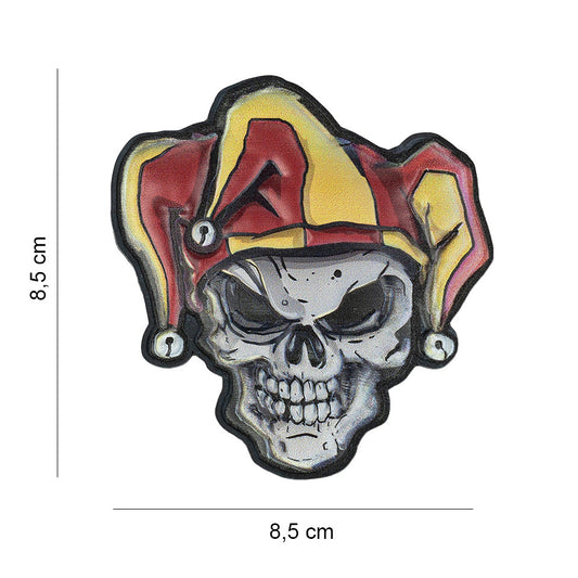 Patch 3D UV Skull joker #8035 - Semnătura Ta de Putere
