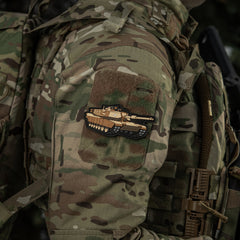 Patch ABRAMS M-Tac - Coyote, PVC 3D cu Velcro