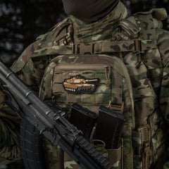 Patch ABRAMS M-Tac - Coyote, PVC 3D cu Velcro