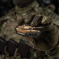 Patch ABRAMS M-Tac - Coyote, PVC 3D cu Velcro