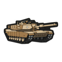 Patch ABRAMS M-Tac - Coyote, PVC 3D cu Velcro