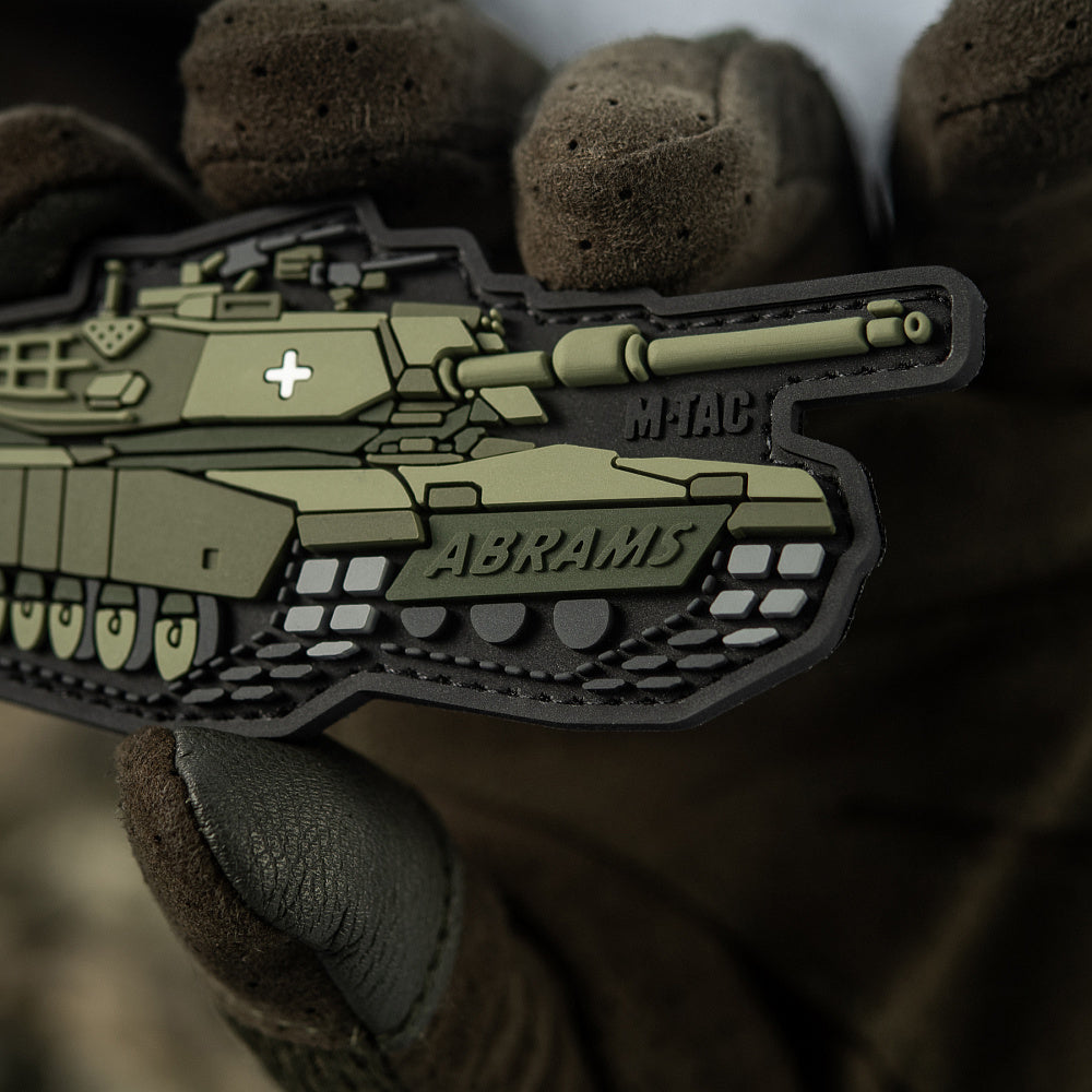 Patch ABRAMS M-Tac - PVC, Olive - Omul de Oțel al Ucrainei