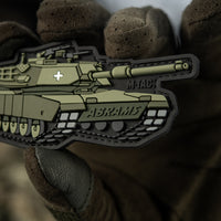 Patch ABRAMS M-Tac - PVC, Olive - Omul de Oțel al Ucrainei