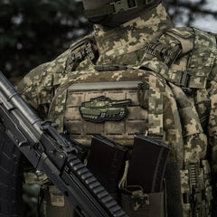 Patch ABRAMS M-Tac - PVC, Olive - Omul de Oțel al Ucrainei