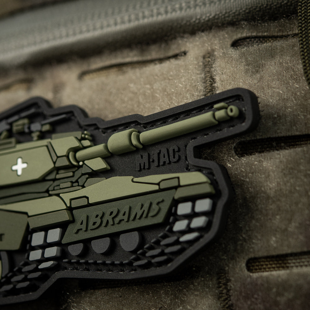 Patch ABRAMS M-Tac - PVC, Olive - Omul de Oțel al Ucrainei