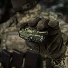 Patch ABRAMS M-Tac - PVC, Olive - Omul de Oțel al Ucrainei