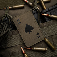 Patch Ace of Spades Laser Cut M-Tac - Verde Ranger/Negru Fosforescent