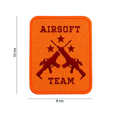Patch Airsoft Team Portocaliu - Distincție & Coeziune Pe Teren