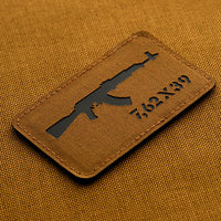 Patch AKM 7,62x39 Laser Cut M-Tac - Coyote/Black
