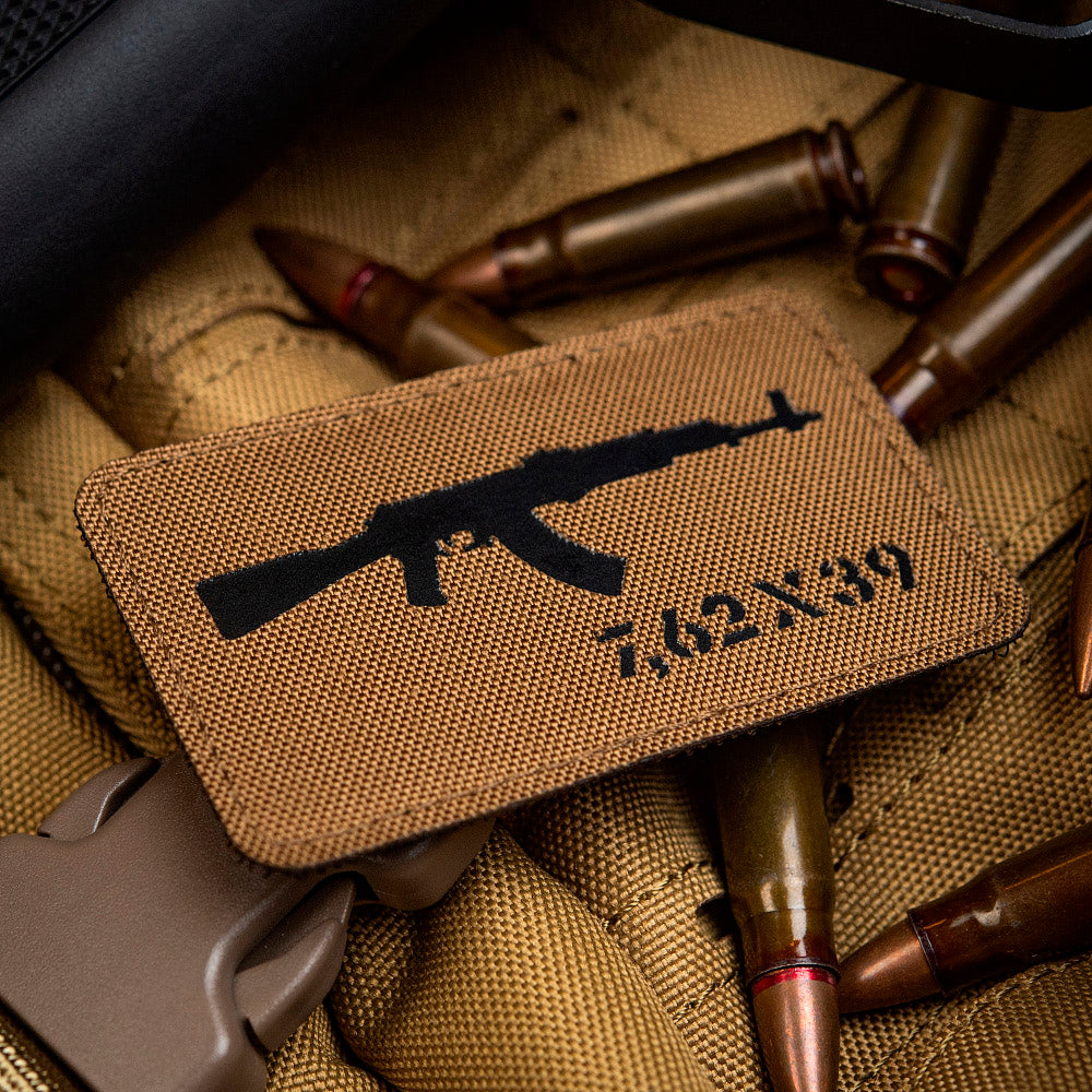 Patch AKM 7,62x39 Laser Cut M-Tac - Coyote/Black