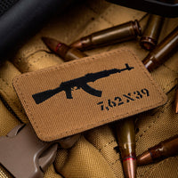 Patch AKM 7,62x39 Laser Cut M-Tac - Coyote/Black