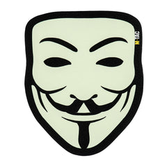Patch Anonymous GID M-Tac - Mască Simbol, Strălucire în Întuneric