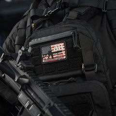Patch AR-15 American Rifle M-Tac - Black/GID Glow in the Dark