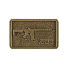 Patch AR-15 M-Tac - Coyote, Velcro/PVC 3D