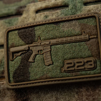 Patch AR-15 M-Tac - Velcro/PVC Multicam Autentic