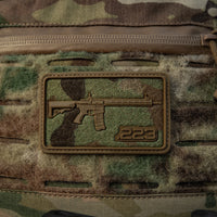 Patch AR-15 M-Tac - Velcro/PVC Multicam Autentic