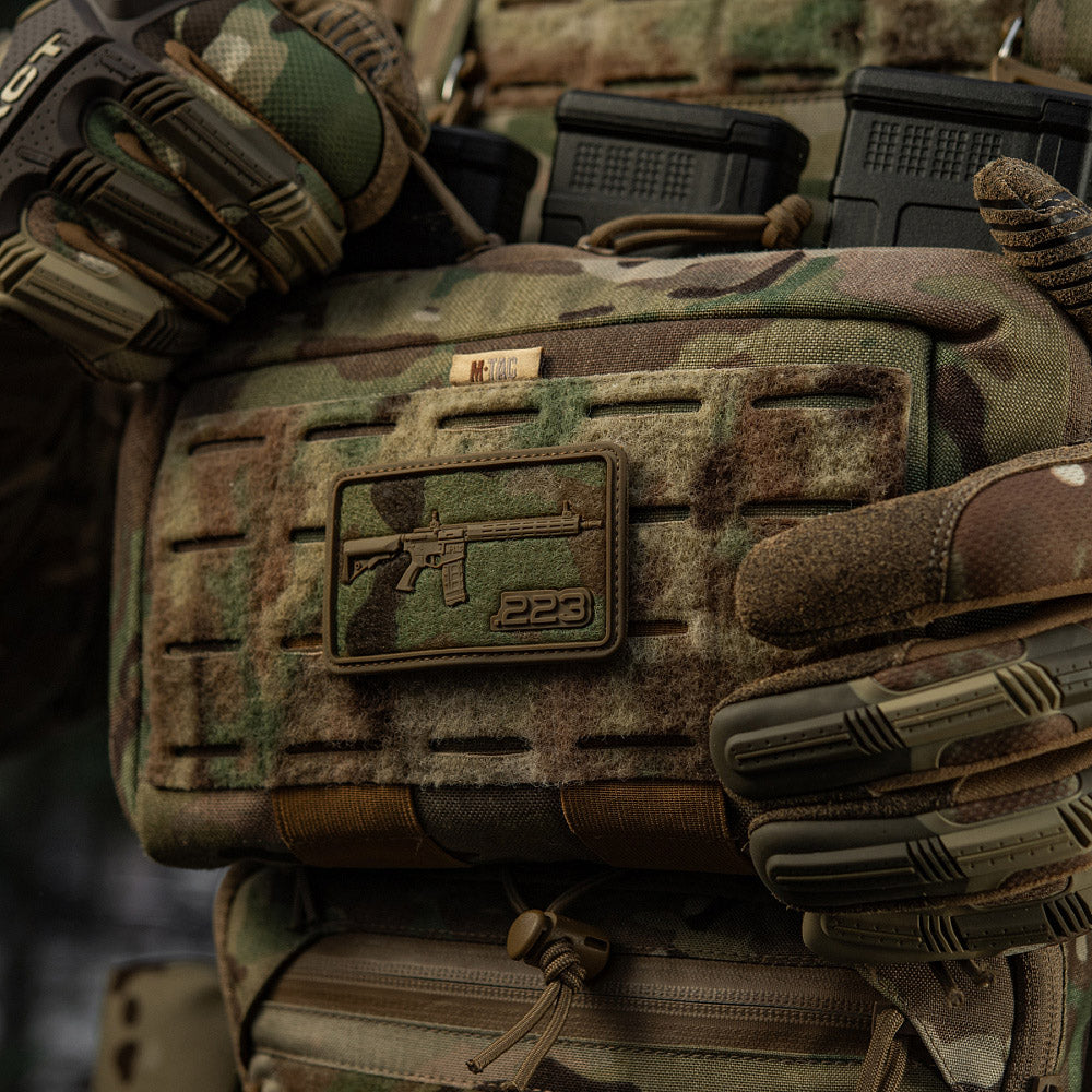 Patch AR-15 M-Tac - Velcro/PVC Multicam Autentic