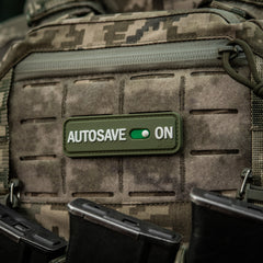 Patch Autosave M-Tac - Olive PVC cu Velcro
