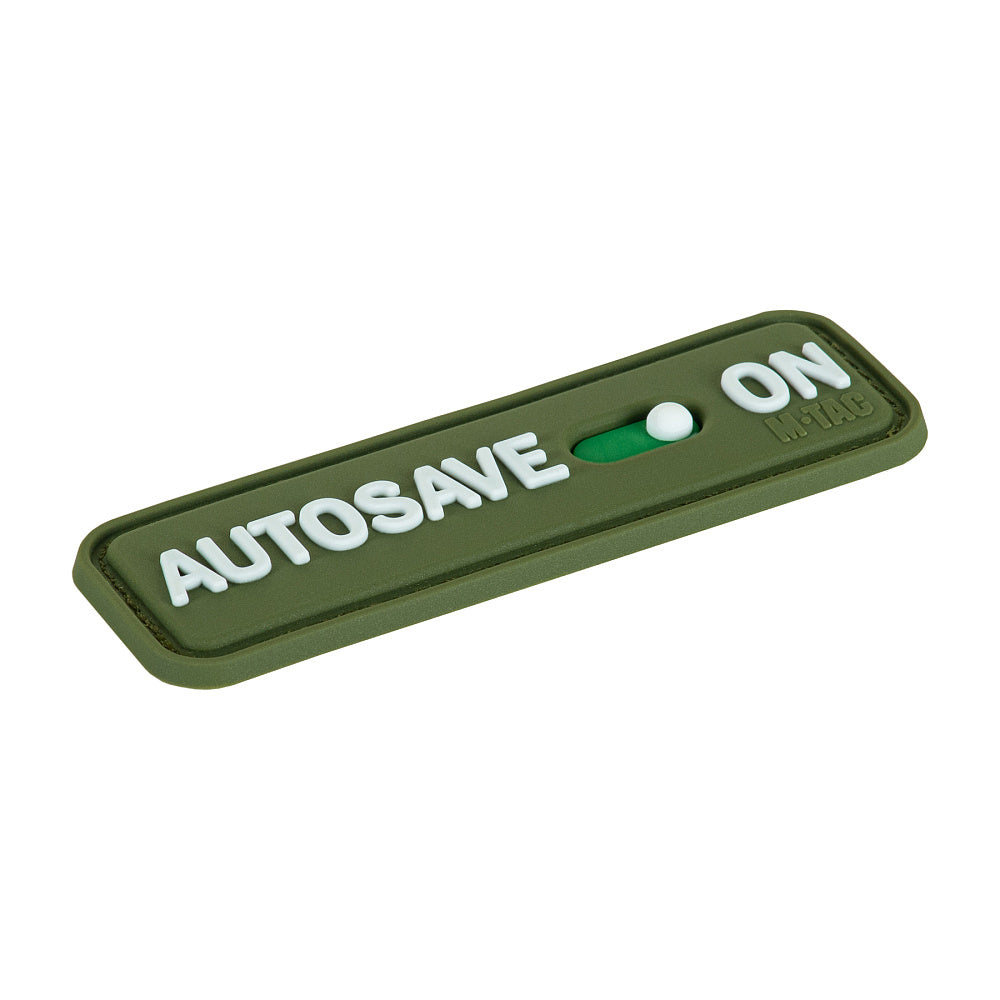 Patch Autosave M-Tac - Olive PVC cu Velcro