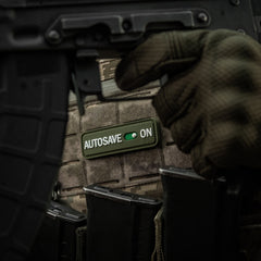 Patch Autosave M-Tac - Olive PVC cu Velcro
