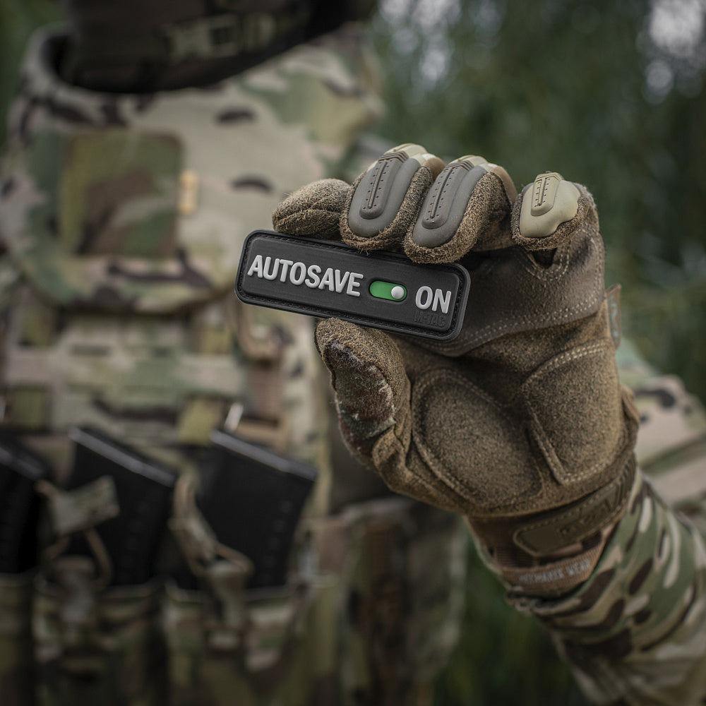 Patch Autosave PVC M-Tac - Black pentru Echipament Tactic