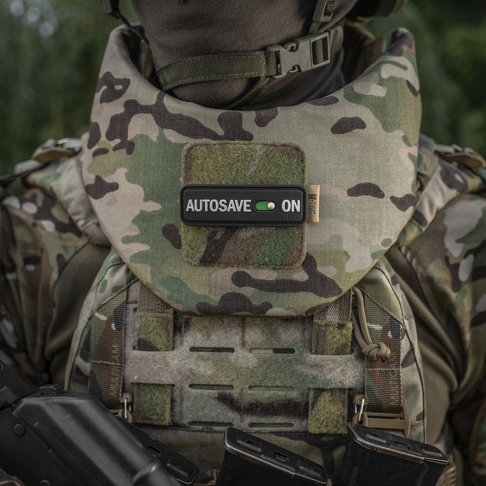 Patch Autosave PVC M-Tac - Black pentru Echipament Tactic