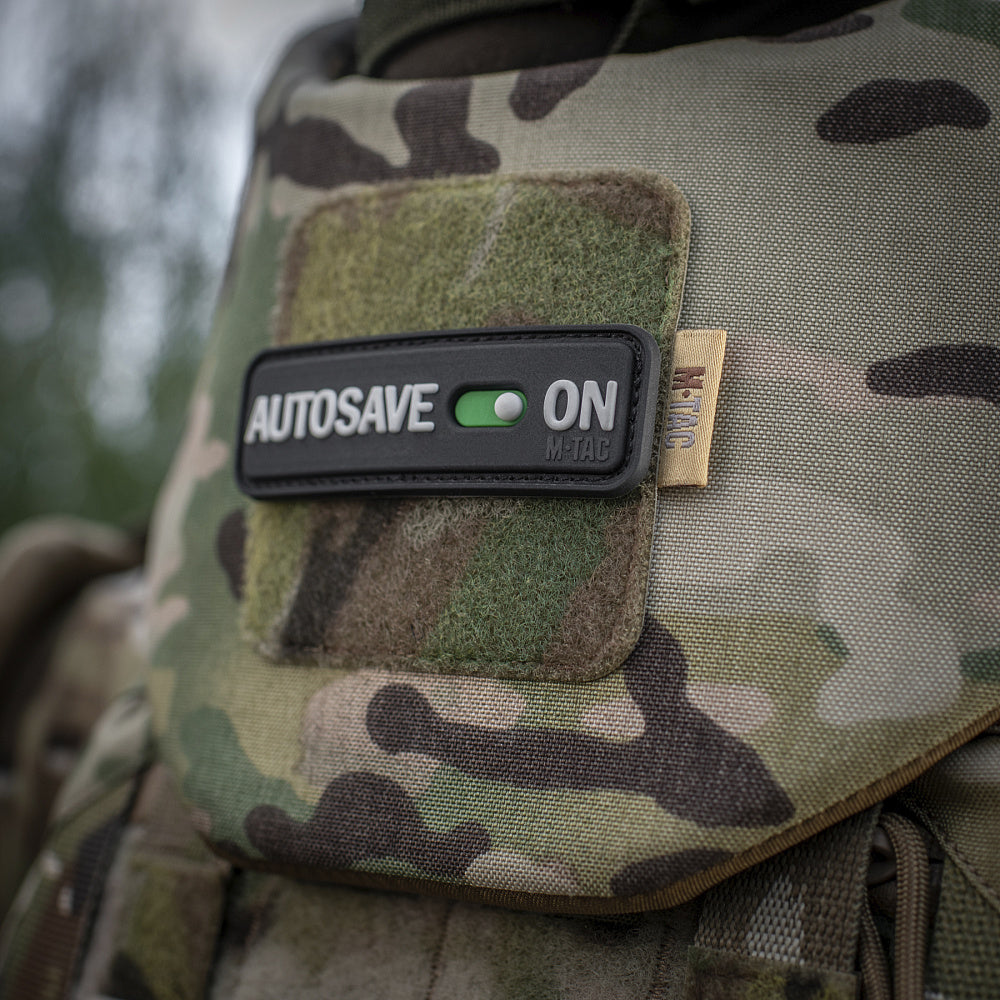 Patch Autosave PVC M-Tac - Black pentru Echipament Tactic