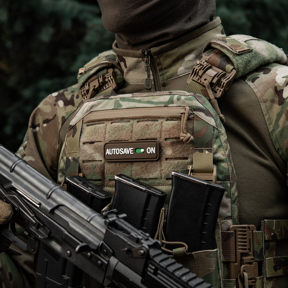Patch Autosave PVC M-Tac - Coyote, Memento Tactic Esențial