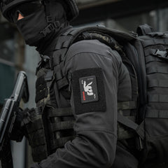 Patch Bad Boy M-Tac - Ace de Pică, Craniu de Iepure, Negru