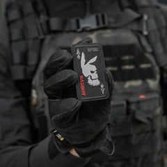 Patch Bad Boy M-Tac - Ace de Pică, Craniu de Iepure, Negru