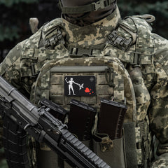Patch Blackbeard Flag Medic M-Tac - Negru cu Velcro