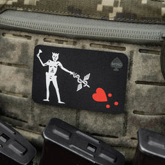 Patch Blackbeard Flag Medic M-Tac - Negru cu Velcro
