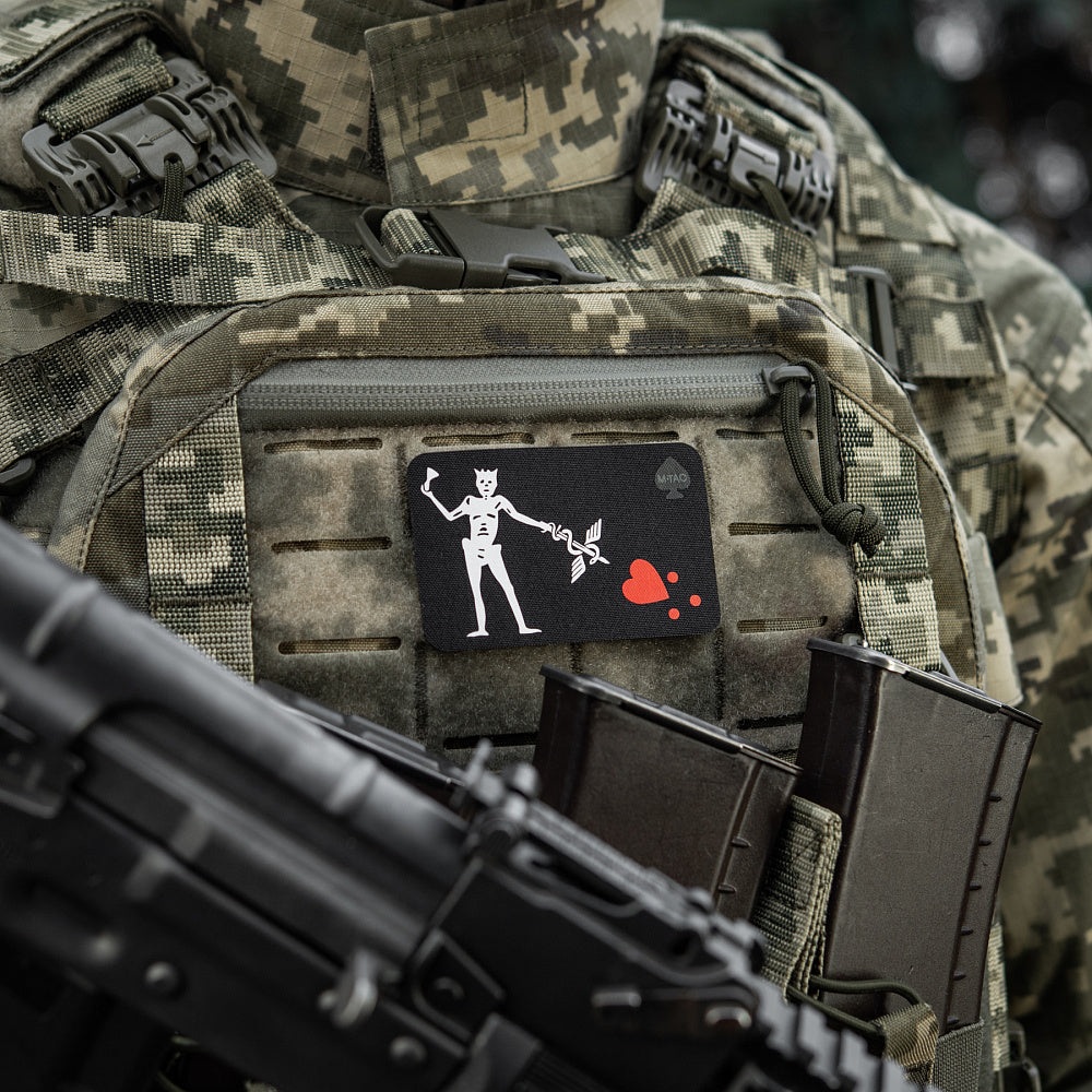 Patch Blackbeard Flag Medic M-Tac - Negru cu Velcro