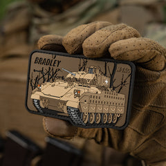 Patch Bradley M-Tac – Emblema Curajului American, PVC