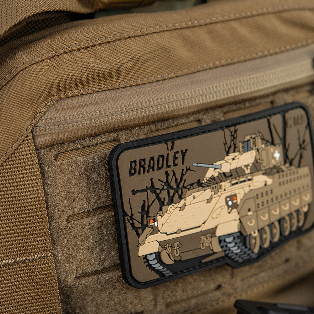 Patch Bradley M-Tac – Emblema Curajului American, PVC