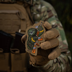 Patch Brodat Leneșul M-Tac - Coyote, Pentru Relaxare Tactică